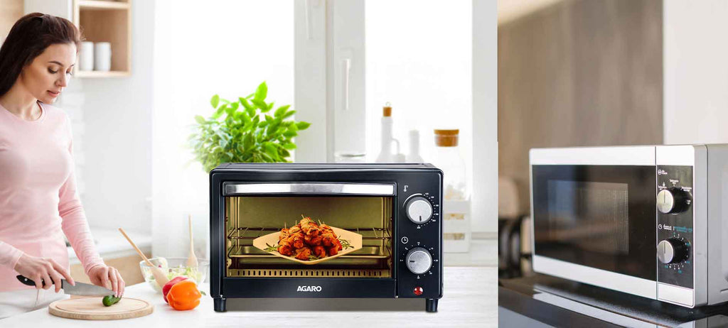 difference between microwave and oven